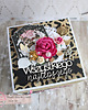 kartki scrapbooking Exploding box urodzinowy "Glam Rock" 3