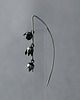 kolczyki wire wrapping Srebrne kolczyki wiszące konwalie 4