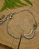 bransoletki wire wrapping Bransoletka labradoryt wire wrapping księżyc lunula 2