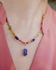 złote naszyjniki Naszyjnik Lukierek N.4, lapis lazuli, peridot, cytryn, rubelit 4