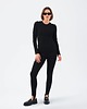 bluzki z długim rękawem damskie LONGSLEEVE SWETER BELLA czarny premium 1