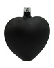 ozdoby choinkowe Bombka choinkowa: Serce matowe: czarne 1