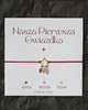 bransoletki na sznurku Nasza Pierwsza Gwiazdka - Bransoletka z kamieniami miesiąca 6