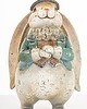 ozdoby wielkanocne Dekoracja - korpulentny królik 22x13x12 cm DŁUGOUCHy 4