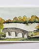 grafiki i ilustracje ORYGINAŁ 10 x 15 cm - Akwarelowy pejzaż No.2 1