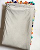 koce i narzuty Velvetowa narzuta z pomponami - 150 cm x 200 cm. 2