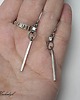 kolczyki wire wrapping Kreski crystal  - kolczyki 5