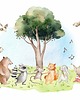 naklejki ścienne do pokoju dziecka Leśna Ferajna, Zwierzątka - Naklejki Dla Dzieci - Wzór 13 1