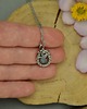 wisiory Mały wisiorek labradoryt wire wrapping oryginalny 7