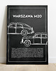 plakaty Plakat Polska Motoryzacja - Warszawa M20 1