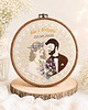 Ślub - inne Haft ślubny w oprawie 20 cm,pamiątka ślubna, podziękowania ślubne 43 1