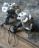 kolczyki wire wrapping bukiety - kolczyki 2