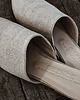 sandały i klapki damskie Lniane Mule zaokrąglony nosek 1