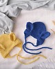 czapki dziecięce Bonetka Tuliś chabrowa Baby Alpaka+ Merino 1