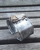 bransoletki wire wrapping Sfatygowany krzemień - bransoletka regulowana 4