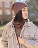 czapki damskie Klasyczna Czapka Slouchy - Wrzos 2
