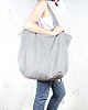 torby XXL Big Lazy bag torba jasnoszara na zamek / vegan 2