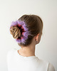 gumki do włosów Scrunchie wino 2
