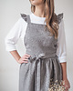 fartuchy kuchenne Lniany fartuszek retro TRUE GREY 6