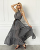 sukienki maxi damskie Fame granat 18