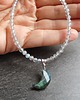 srebrne naszyjniki Labradorytowy księżyc srebro 925 4