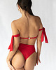 stroje kąpielowe i kostiumy kąpielowe damskie TROPIKO SWIMWEAR - CAPRI BANDEAU TOP czerwony 2