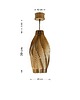 lampy wiszące Wisząca lampa z drewna "Mała  Smukła Spirala" 4