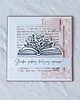 kartki scrapbooking Książka. Kartka z okazji przejścia na emeryturę dla polonistki 1