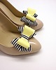 klipsy do butów Klipsy do butów Coquet-Kokardy 3D/Yellow&Stripes 2