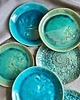 patery i talerze Talerzyk ceramiczny Turkus 2 1