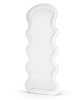 lustra stojące i wiszące Lustro w falistej ramie 177x75 cm białe 2