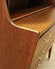 biurka Sekretarzyk orzechowy, duński design, lata 70, produkcja: Dania 5