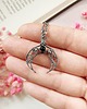 wisiory Naszyjnik Lunula Onyks stal chirurgiczna wisiorek handmade 4