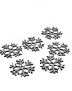 obrusy i serwetki SixFeltSnowflakes 3