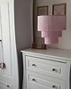 lampy do pokoju dziecka Lampa do pokoju dziewczynki frędzle ,,baby pink 2