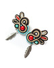 kolczyki soutache Navajo- etniczne kolczyki soutache 5