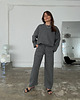 spodnie dresowe damskie Spodnie Grounded graphite 4
