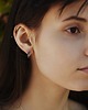 kolczyki srebrne Kolczyki srebrne ONE EDGE flexed / satin SILVER earrings 1
