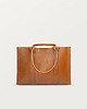 torby na ramię LARGE BROWN TOTE BAG natural leather 1