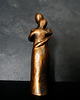 figurki i rzeźby Rzeźba z gipsu, Przytul Mnie, złota, wys. 14,6 cm 2