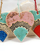 ozdoby choinkowe Dekoracje choinkowe serca - ozdoby ceramiczne 2