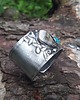 bransoletki wire wrapping Szary i niebieski - bransoletka regulowana 2