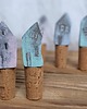 butelki wielorazowe Ceramiczny korek do wina Domek Kolorowe Love 9