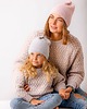 czapki damskie Ell modna czapka z włosem alpaki ze sztucznym pomponem -S La Vitta Per Te 7