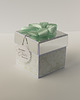 kartki, zaproszenia na chrzest Pamiątka Chrztu św. exploding box 1