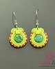 kolczyki soutache Kolorowe kolczyki sutasz - Lilly3 3