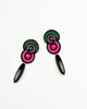 kolczyki soutache Kolorowe kolczyki sutasz  sztyfty 1