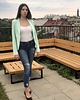 marynarki damskie Żakiet Pudrowy pistacjowy 3