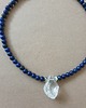 chokery Naszyjnik z wisiorem ROOTS lapis lazuli, prasiolit 2