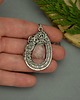 wisiory Wisiorek kryształ górski wire wrapping 3